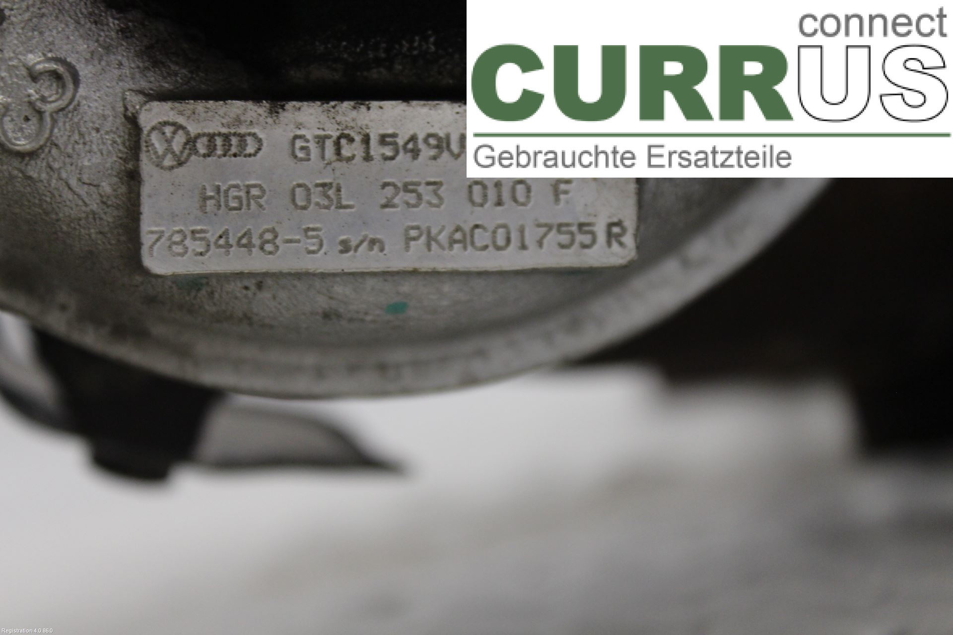 VW PASSAT  11-14 Turbo charger 03L253010FX CFGB