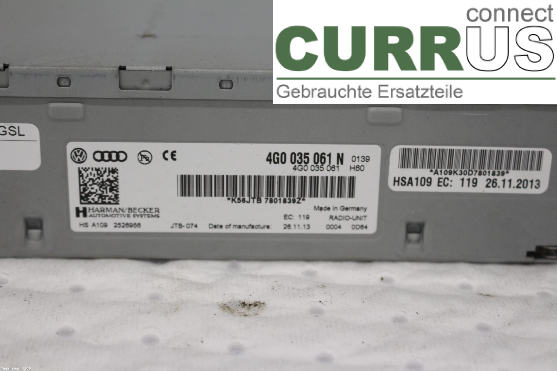 AUDI A6/S6 4G   11-18 Radio CD / Multimedia panel 4G0035061N CRDB
