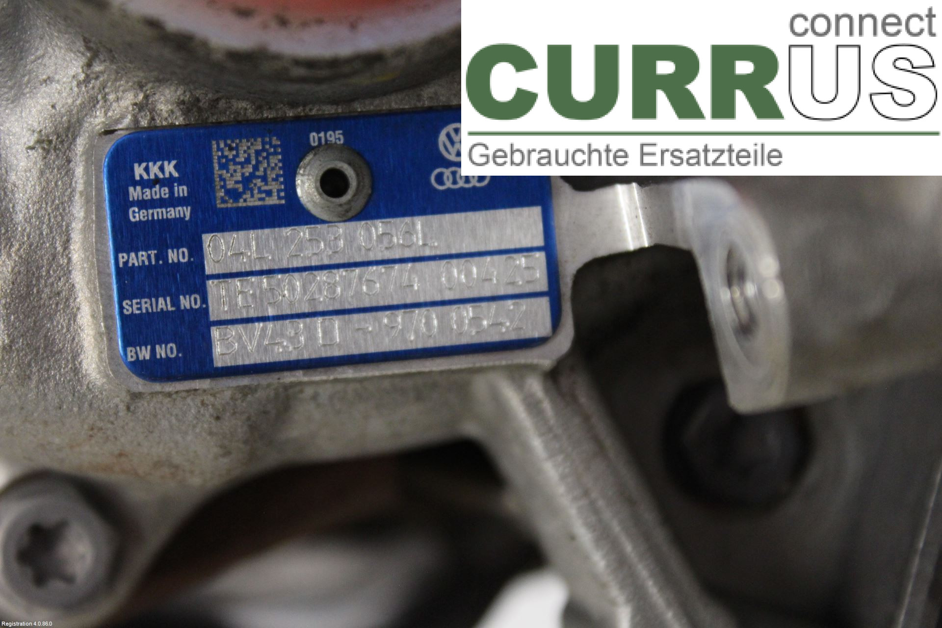 AUDI A4/S4  B9 16-19 Turbo charger 04L253124 DETA