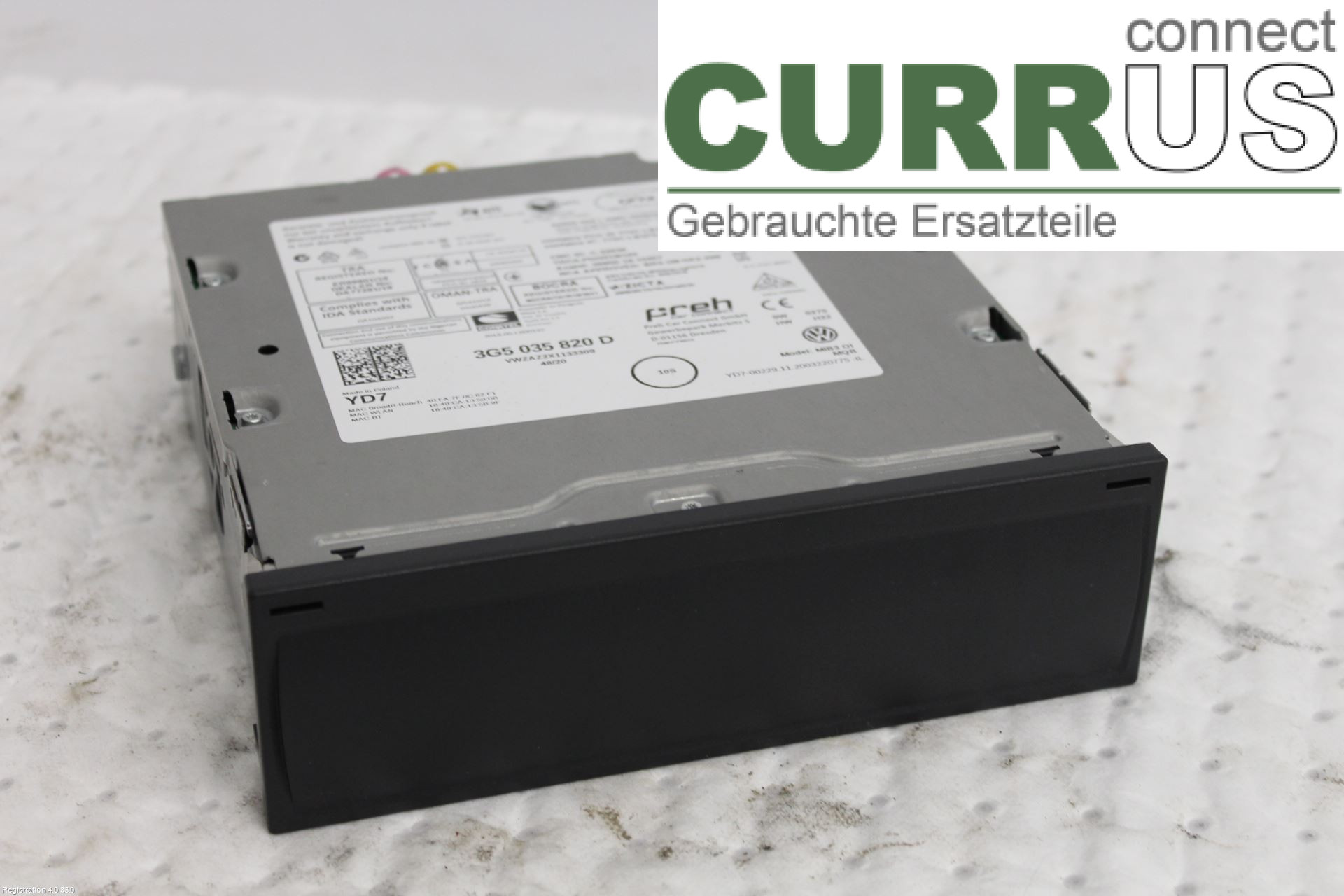 VW PASSAT  20-24 Radio CD / panneau multimédia 3G5035820D DTUA