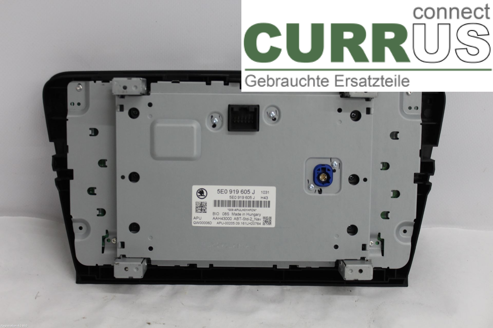 SKODA OCTAVIA  13-20 Radio CD / Multimedia panel 5E0919605J CXXB