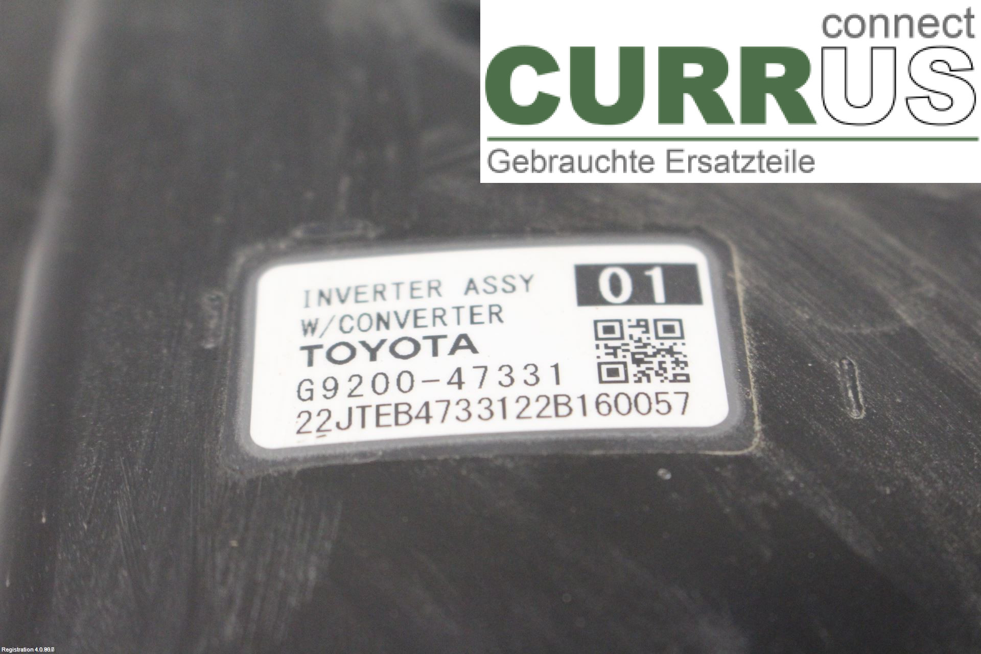TOYOTA COROLLA 19- Converter / inverter - electric G920049136 2ZR-FXE