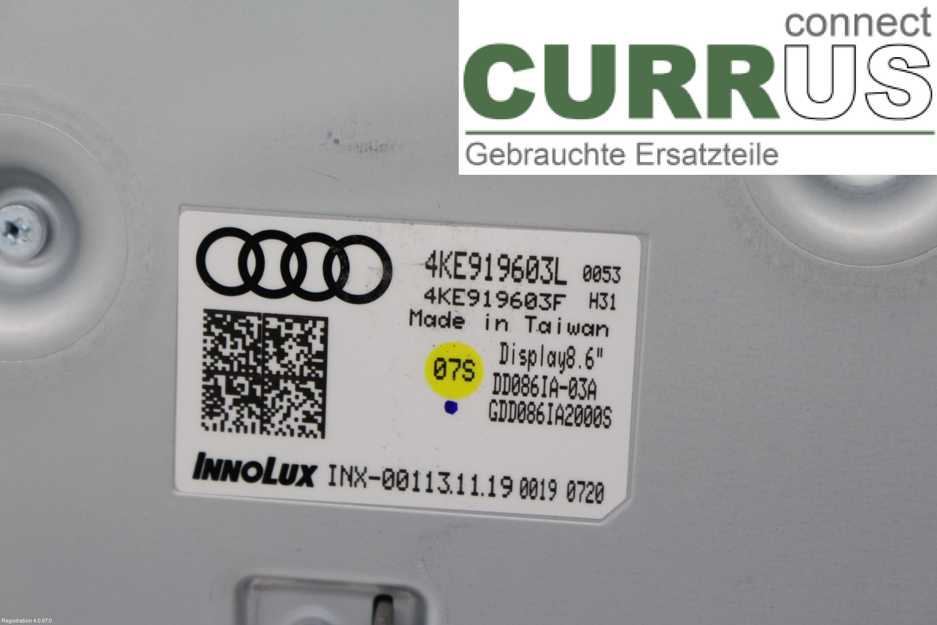 AUDI E-TRON, S  GE 19- car-part-types.display 4KE919603L BM2R
