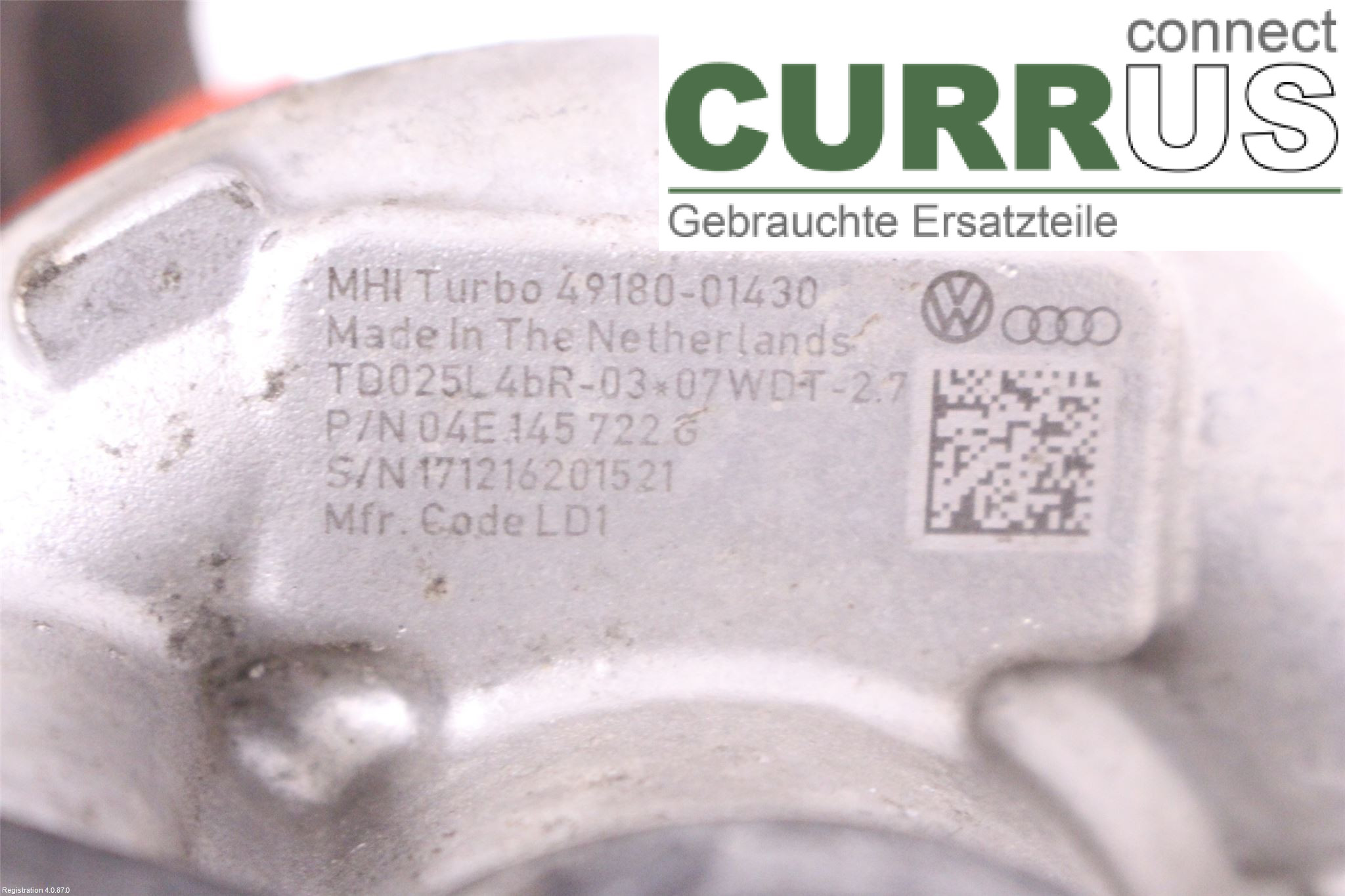 VW GOLF / E-GOLF VII   13-20 Turbosprężarka 04E145722GX CZDA