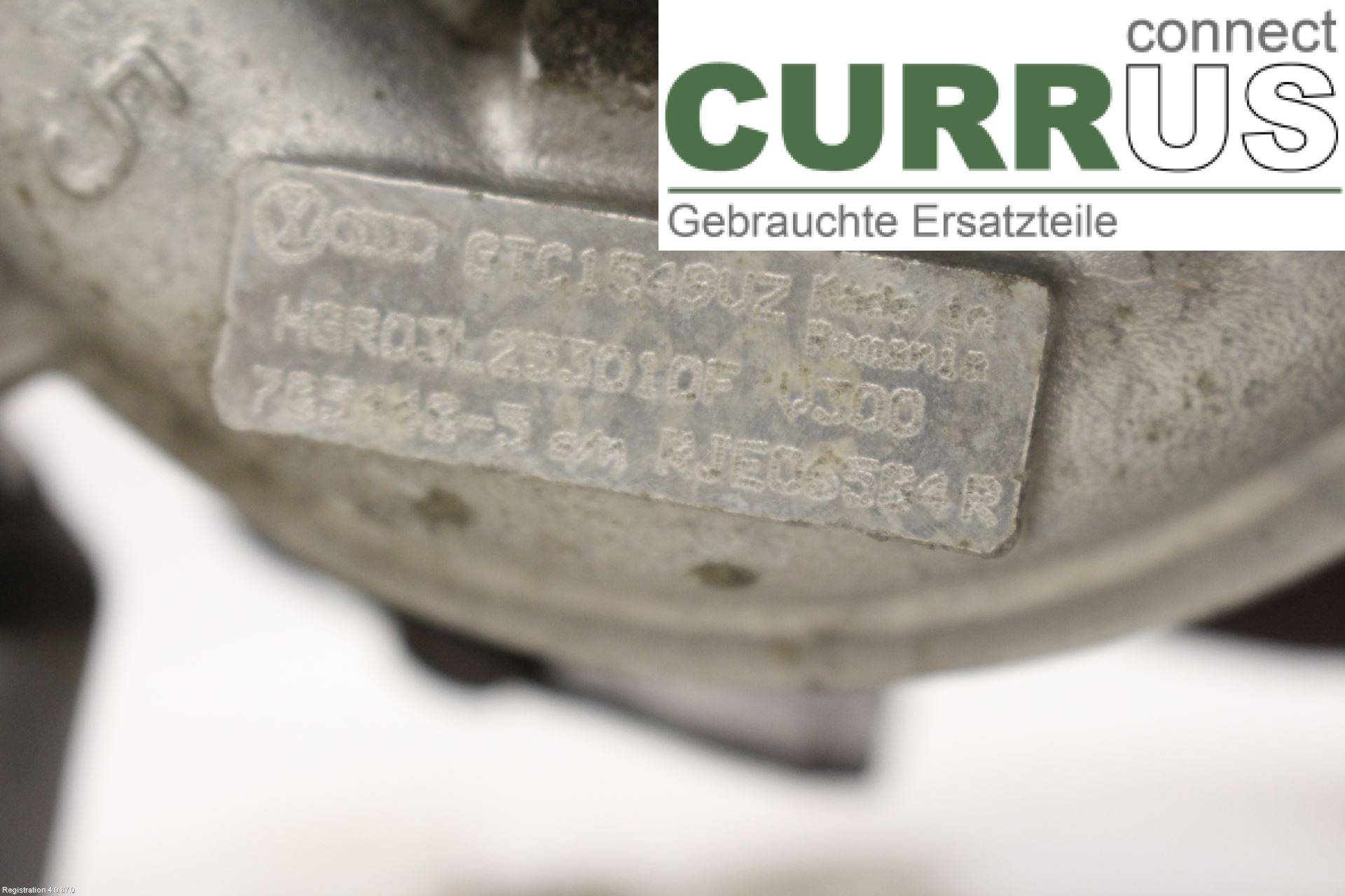 VW PASSAT  11-14 Turbo charger 03L253010FX CFGC