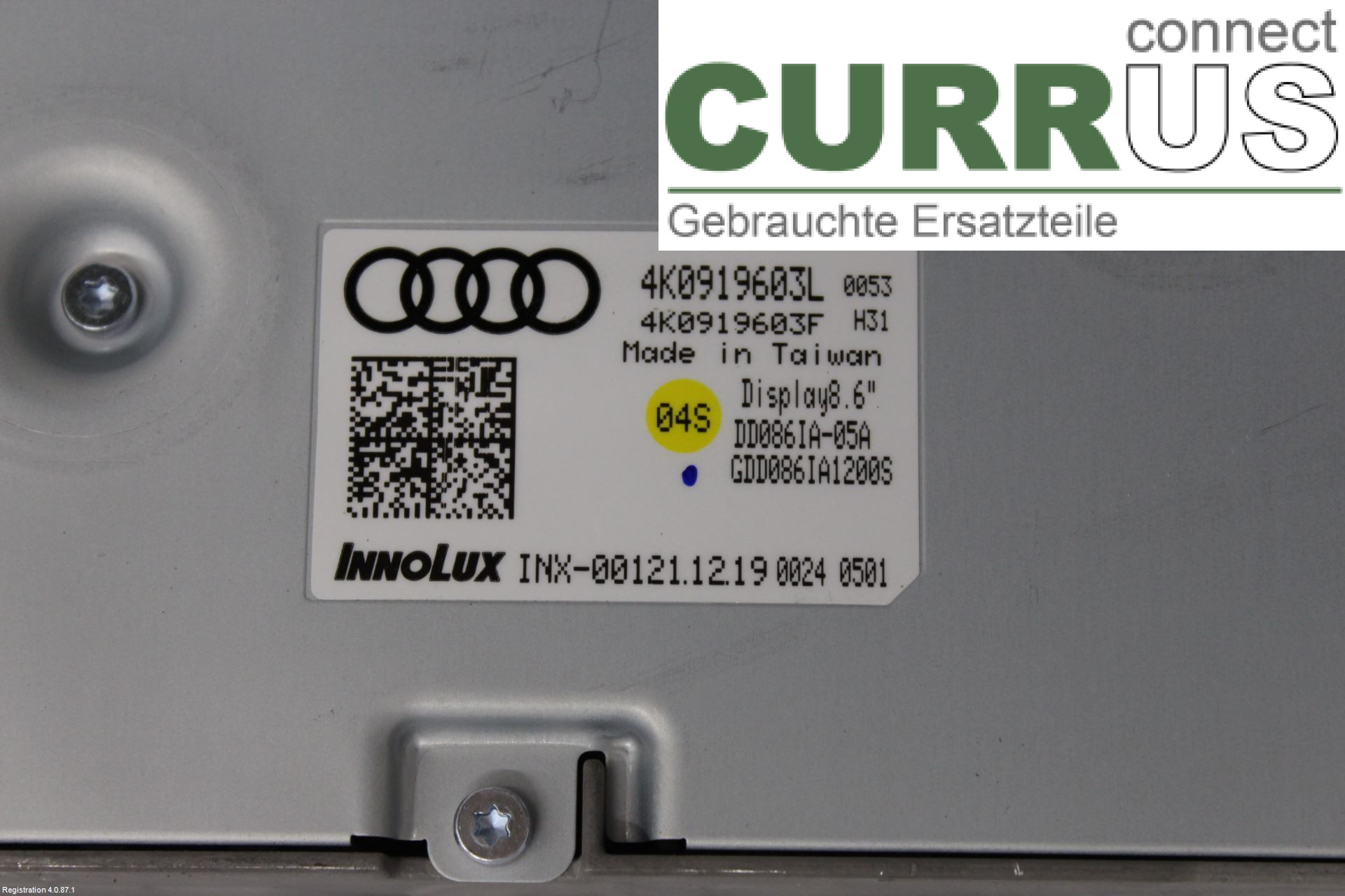 AUDI A6 F2/C8  19- car-part-types.display 4K0919603L DFBA