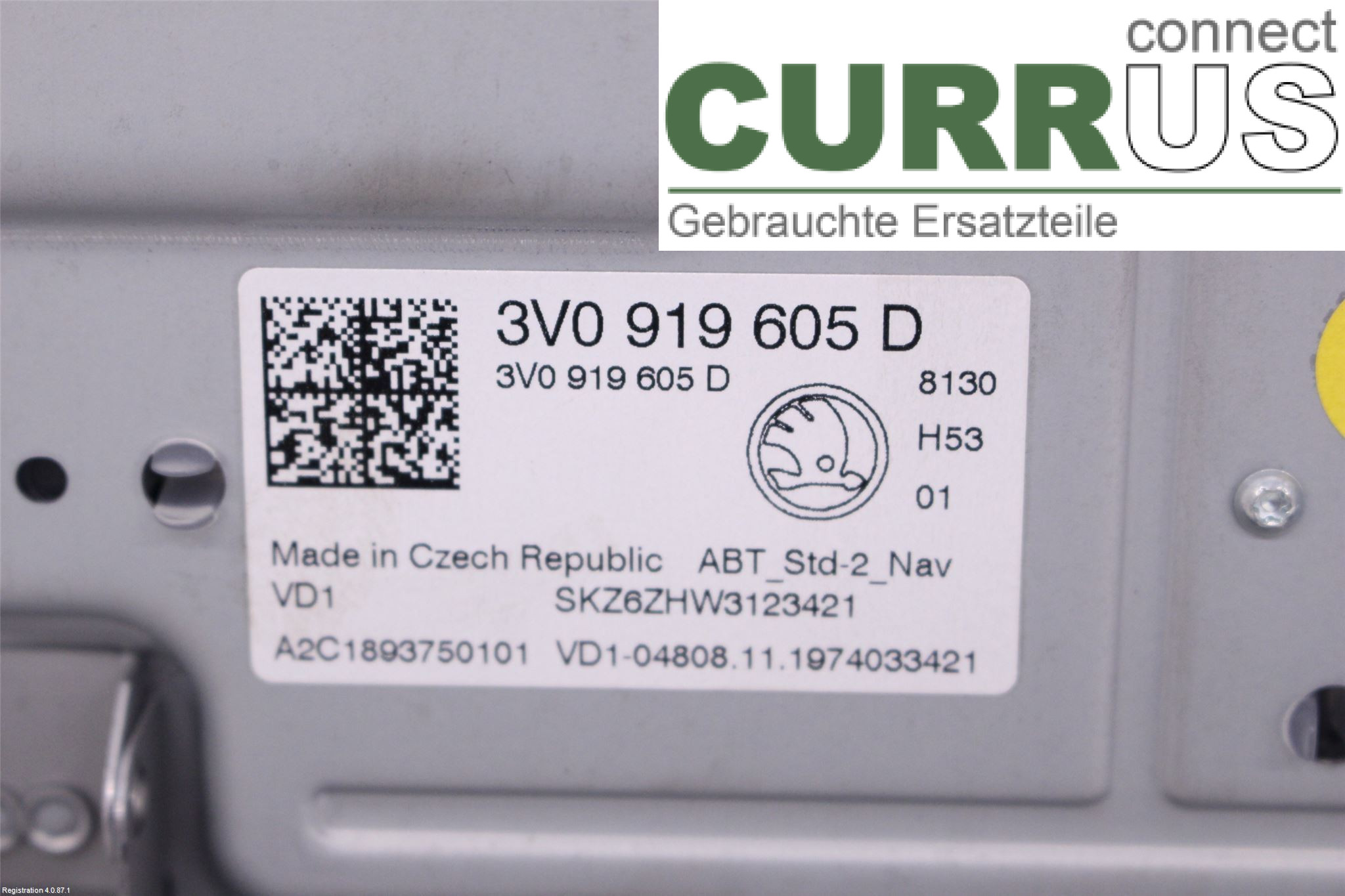 SKODA SUPERB 16-24 car-part-types.display 3V0919605DBYY DFHA