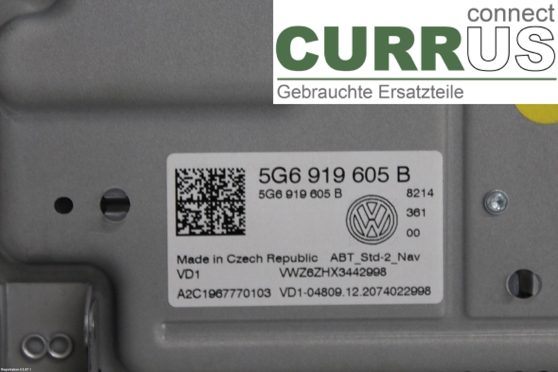 VW T-ROC  18- Radio CD /Multimediapanel 5NN919605B DTTC