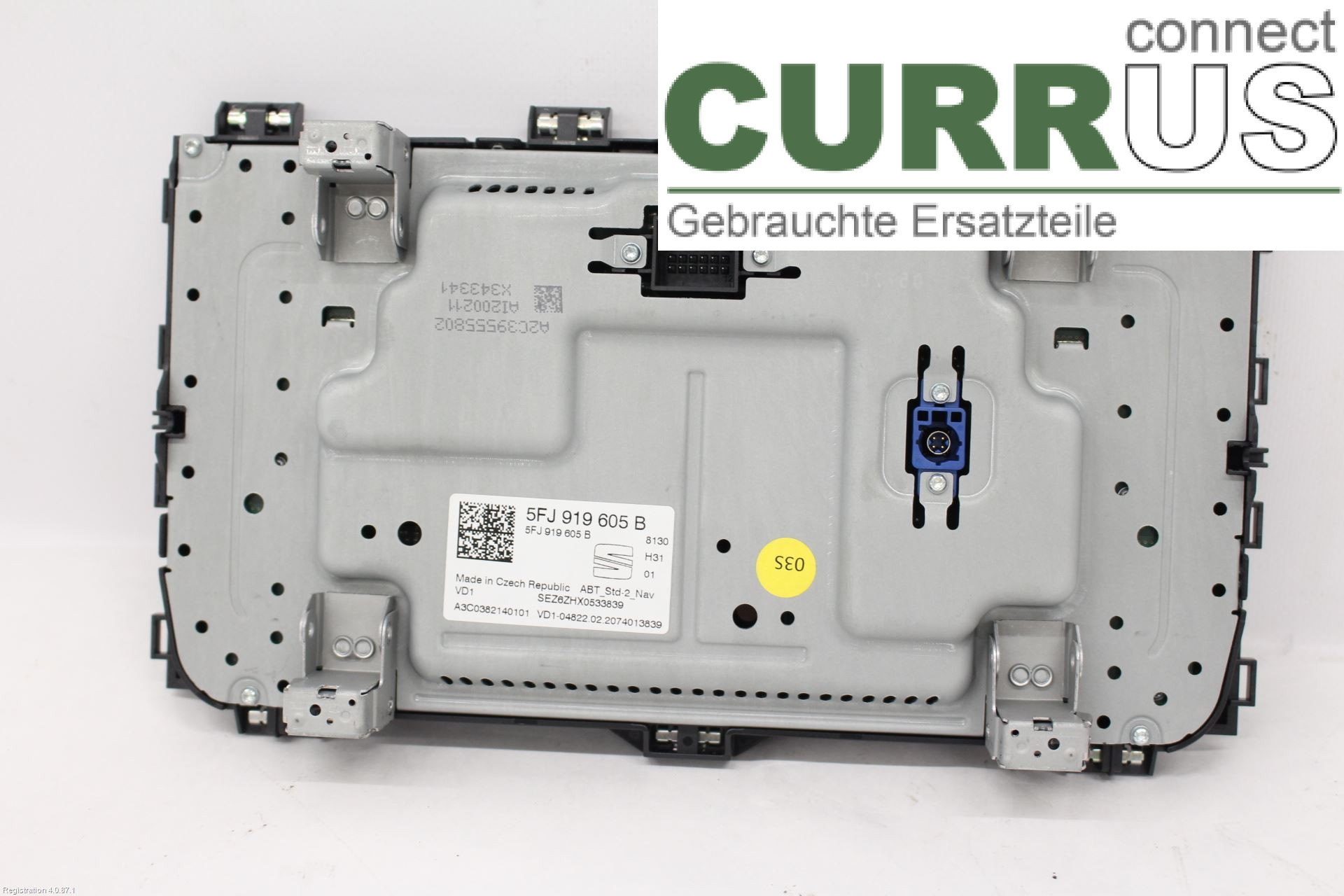 SEAT ATECA 16- Radio CD / Multimedia panel 5FJ919605B DFHA