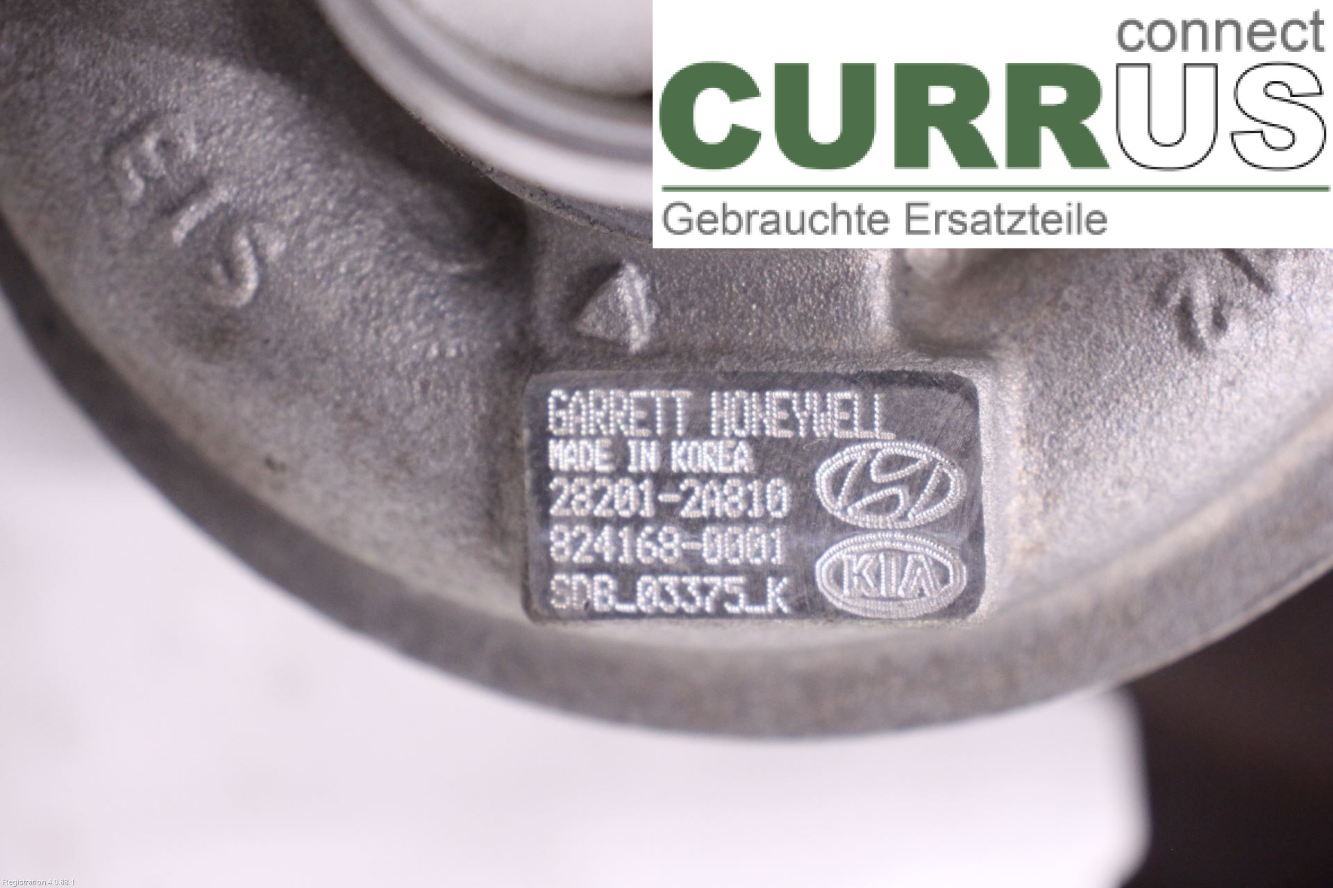 HYUNDAI i40  16-18 Turboladdare 282012A810 D4FD