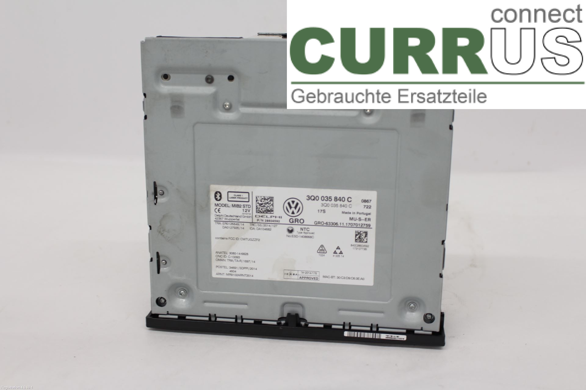 VW PASSAT  15-19 Radio CD / Multimedia panel 3Q0035840C DFHA