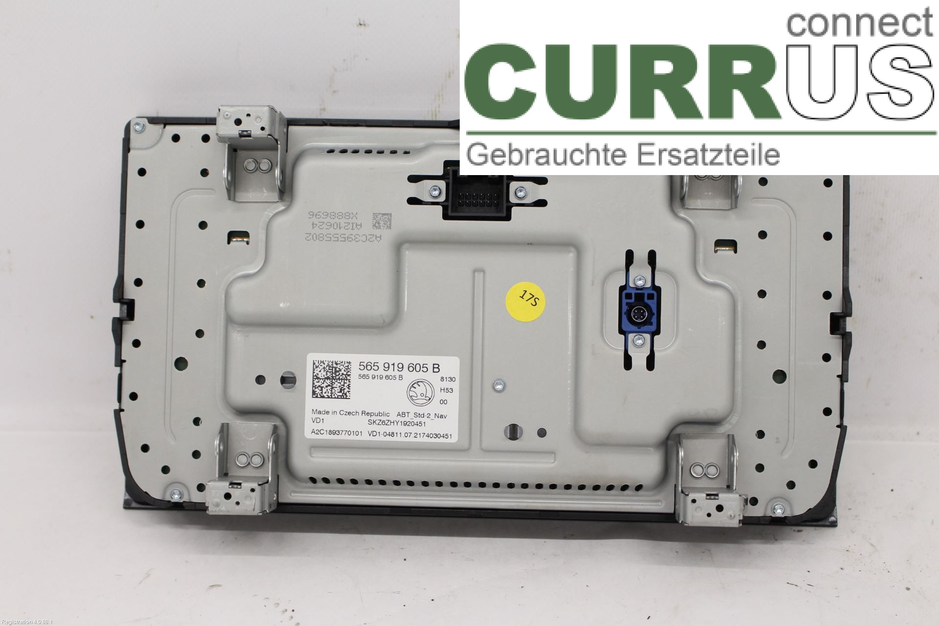 SKODA KODIAQ 17-24 Radio CD / panel multimedialny 565919605B DTUA