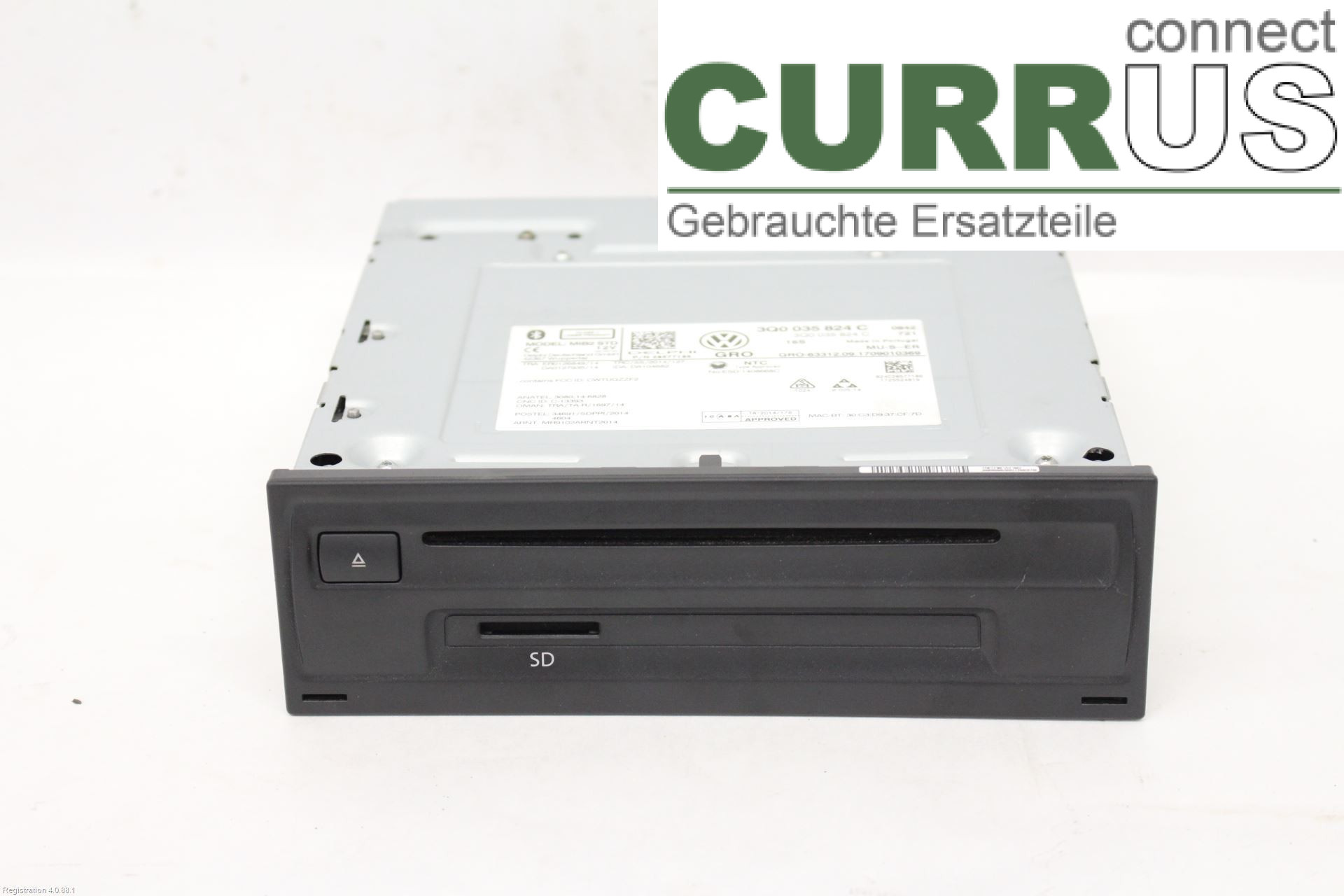 VW TIGUAN 16-24 Radio CD / Multimedia panel 3Q0035824C CZDA