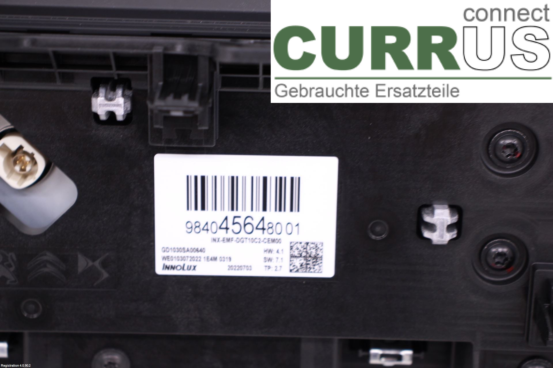 CITROEN C4 CACTUS 14-20 car-part-types.display 9840456480 ZKX