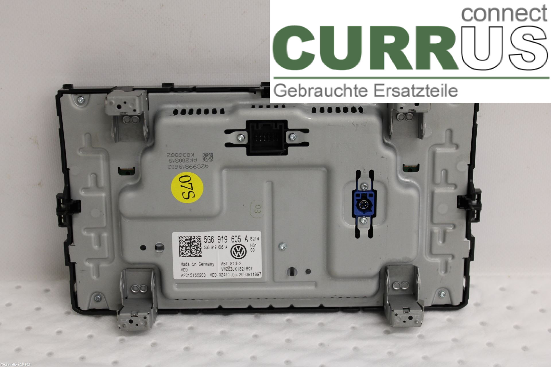VW TIGUAN 16-24 Radio CD /Multimediapanel 5NN919605A DKZA