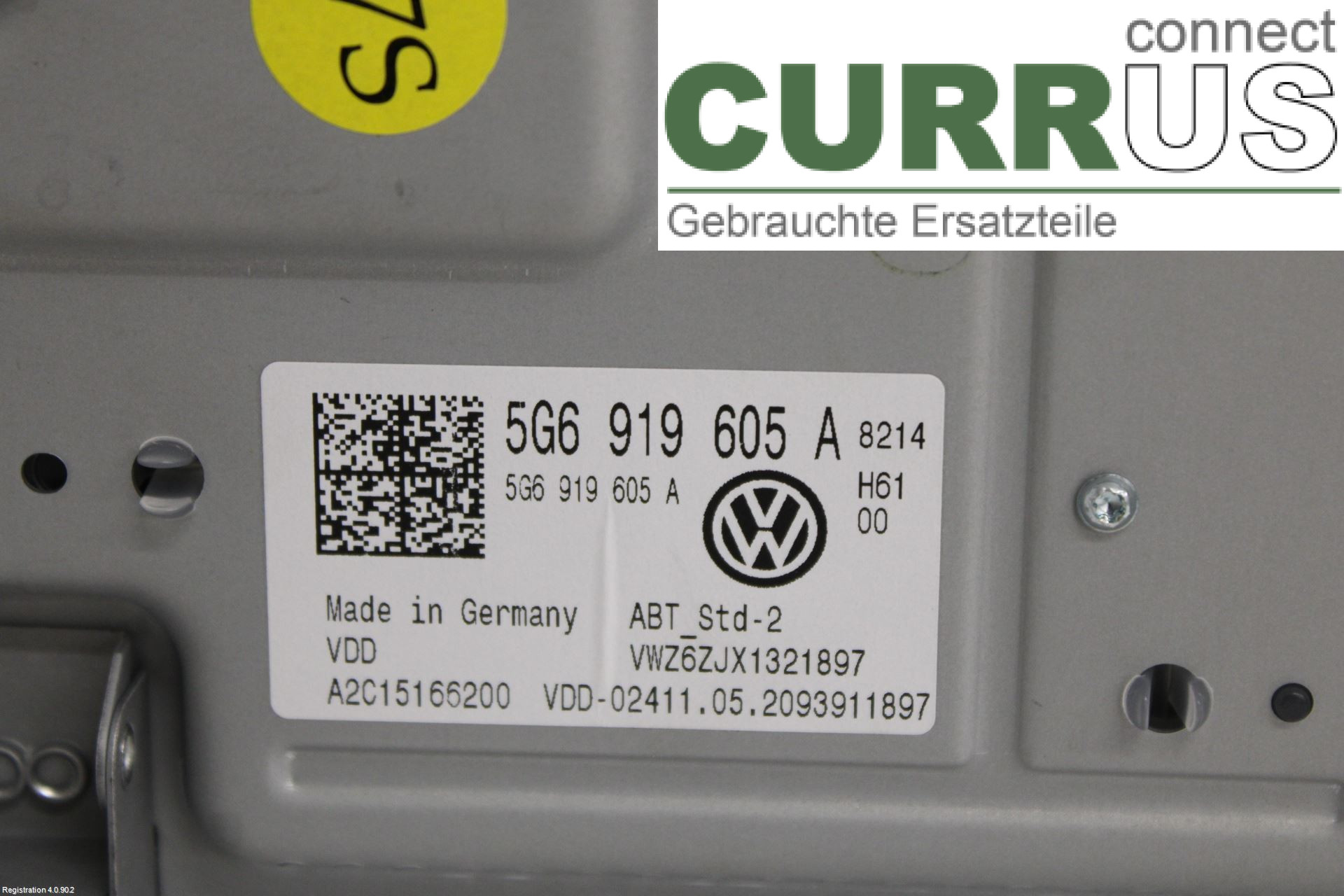 VW TIGUAN 16-24 Radio CD /Multimediapanel 5NN919605A DKZA