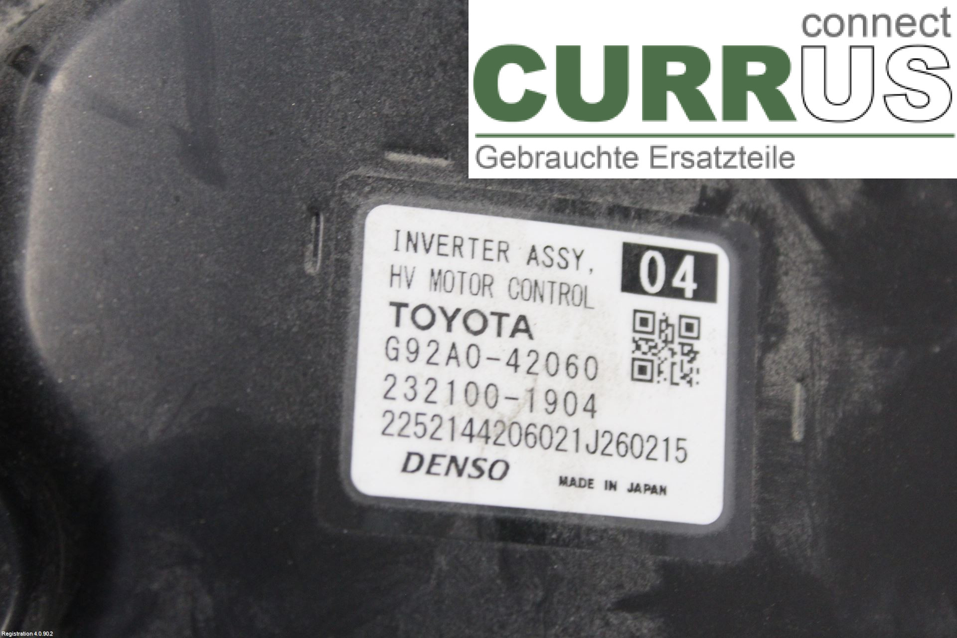 TOYOTA RAV4  19- Converter / inverter - electric G92A042071 A25A-FXS