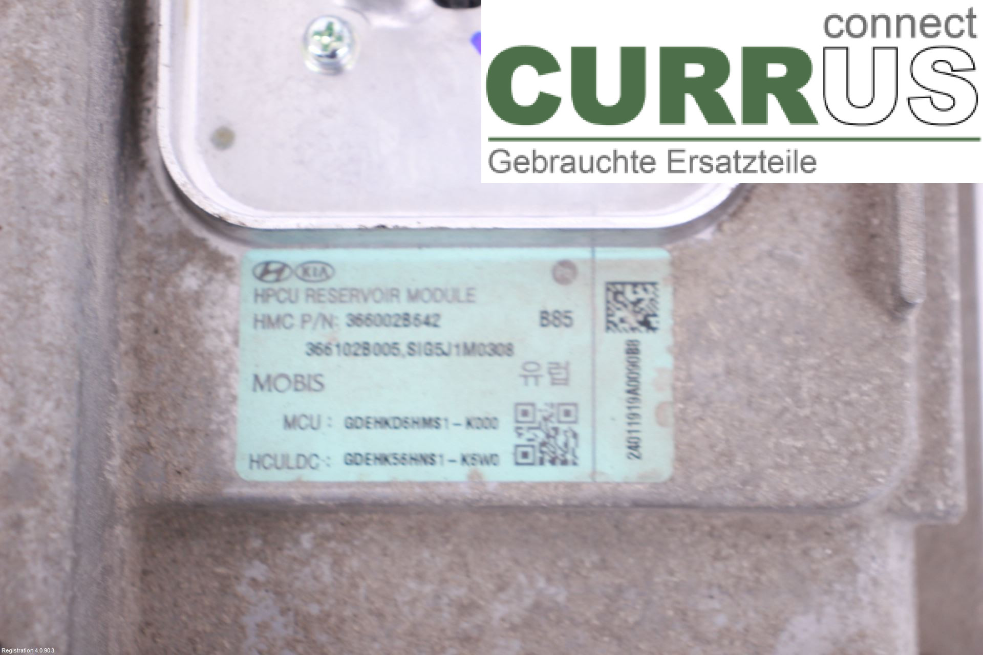 KIA NIRO (DE) 17- Power distribution controller 366002B642 G4LE