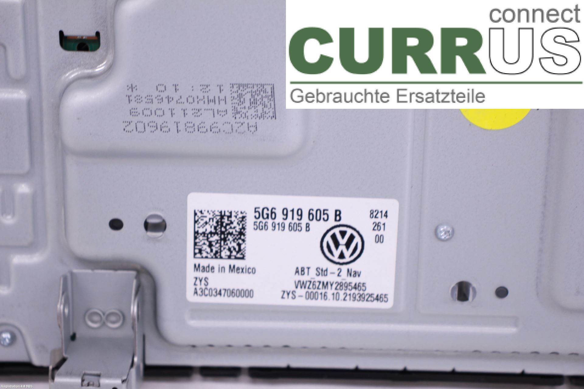 VW TIGUAN 16-24 Radio CD / Multimedia panel 5NN919605B DTUA