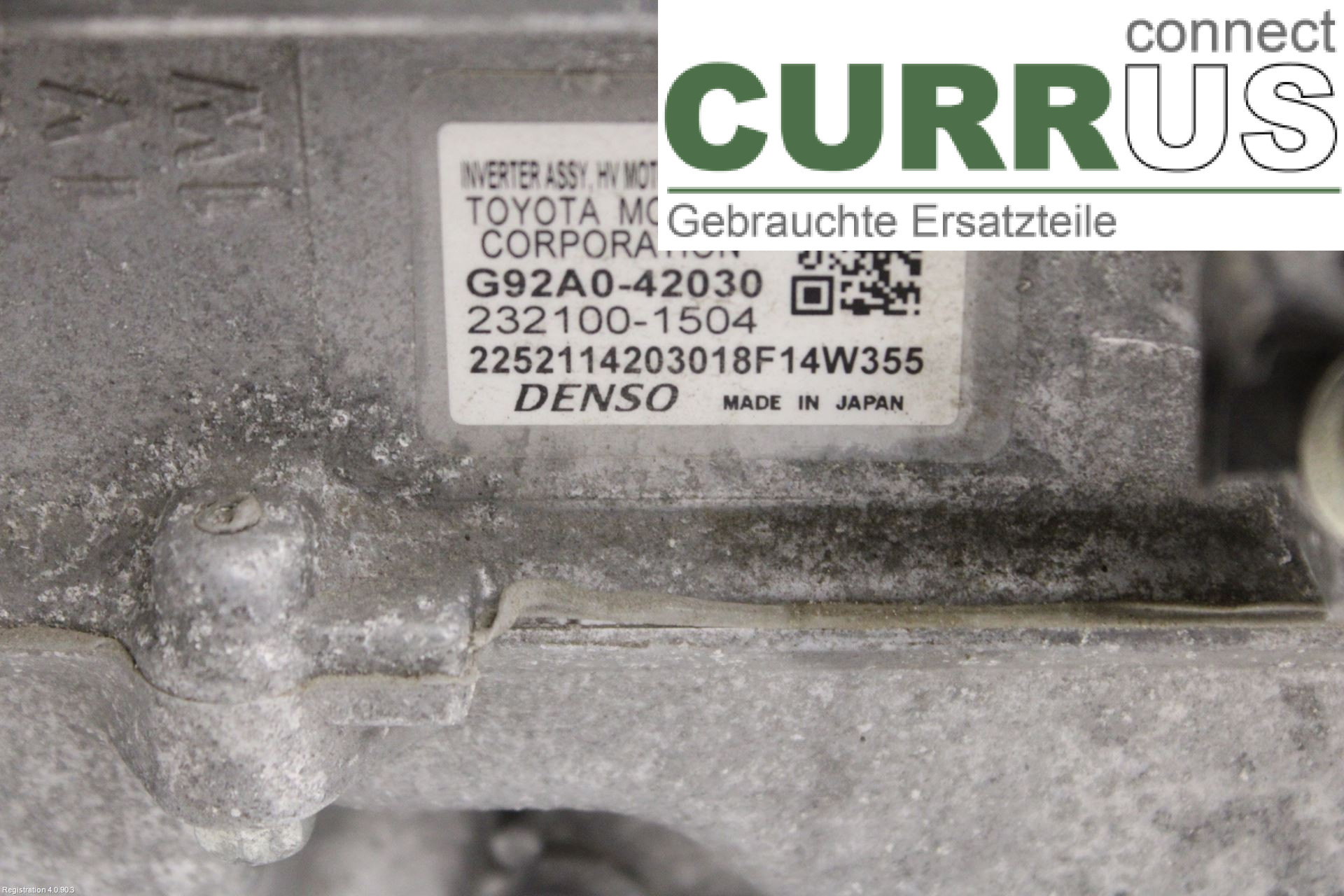 TOYOTA RAV4  13-18 Converter / inverter - electric G92A042050 2AR-FXE