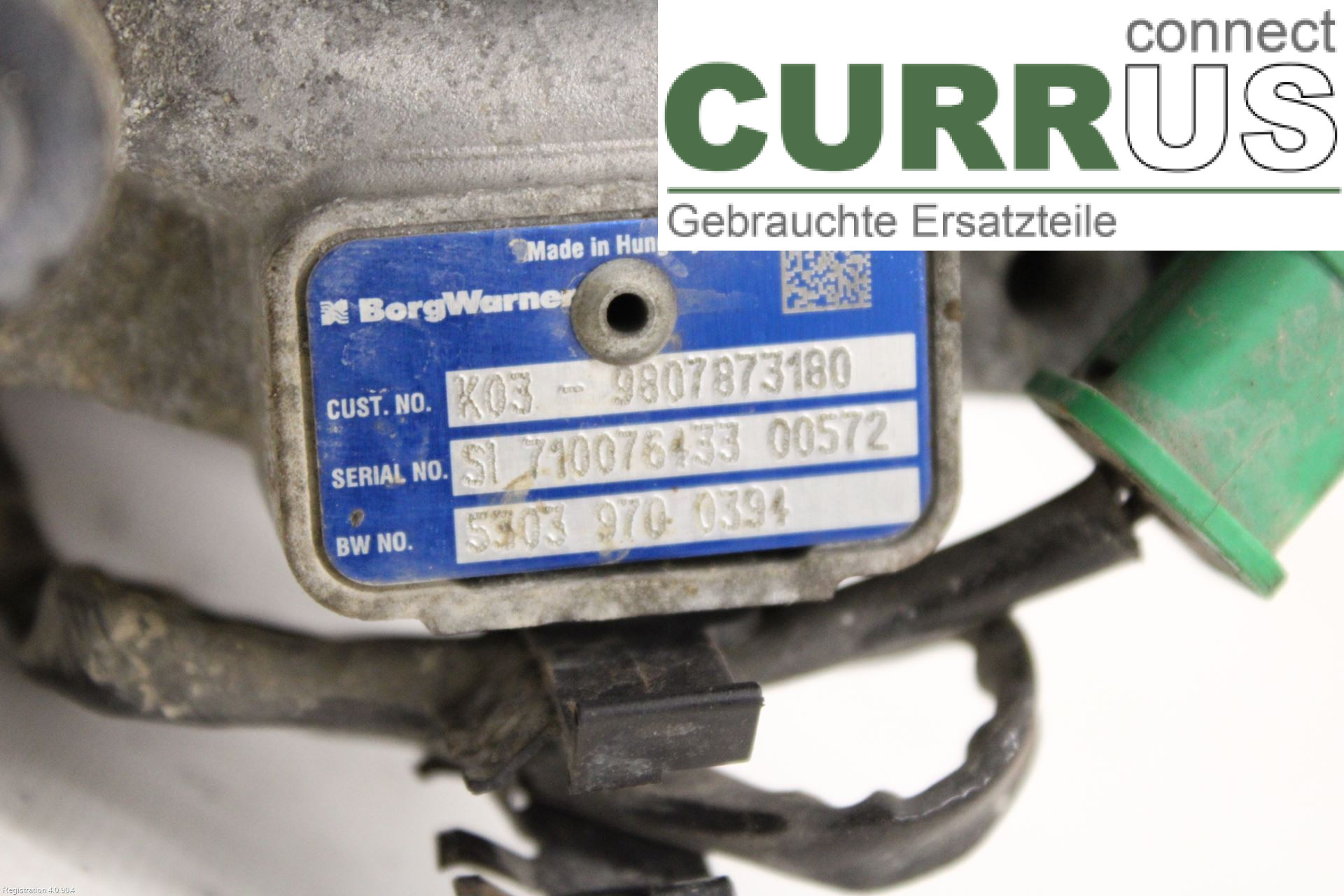 TOYOTA PROACE II  16- Turbo charger 9807873180 4WZ-FTV