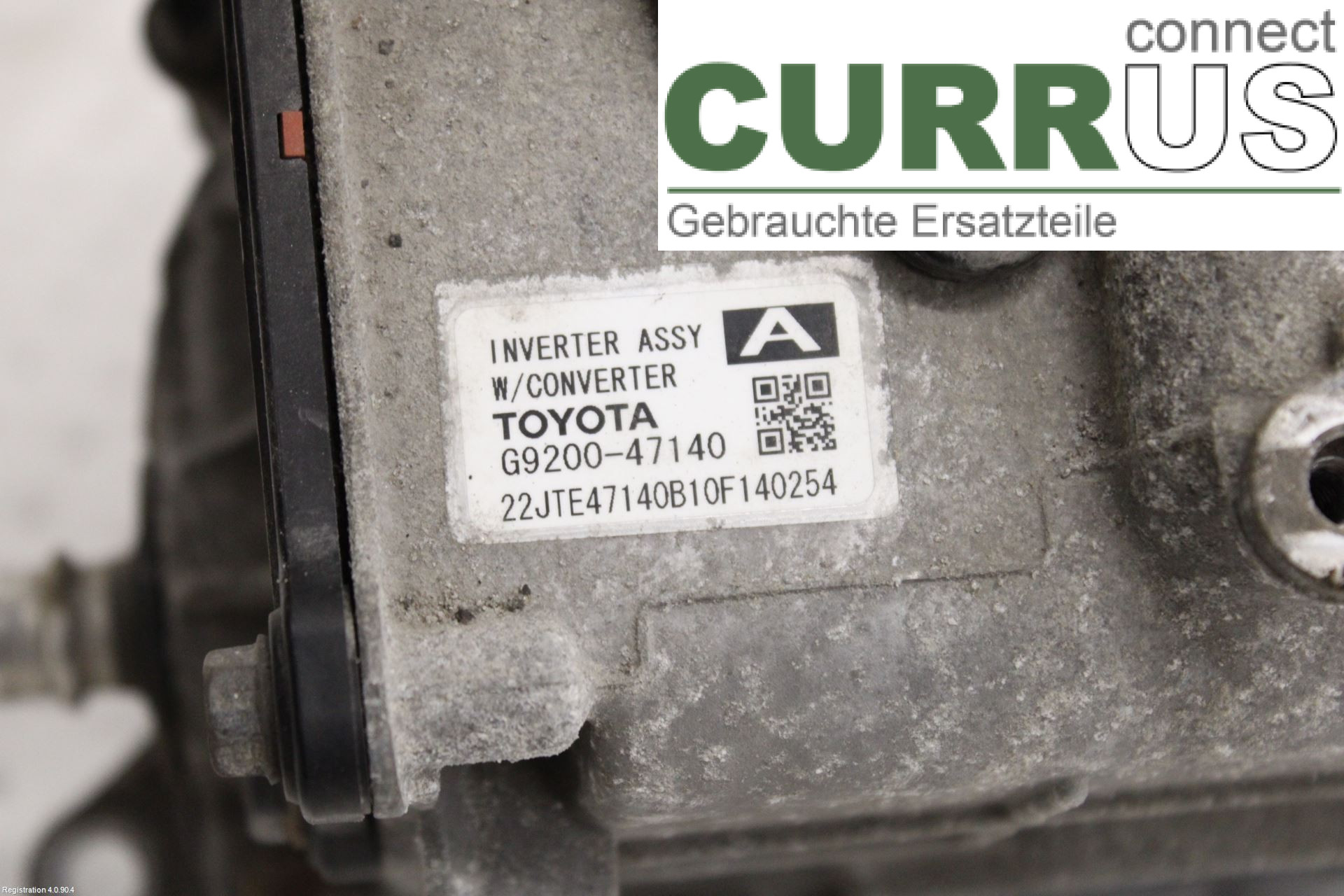 TOYOTA AURIS    10-12 Converter / inverter - electric G92A047030 2ZR-FXE