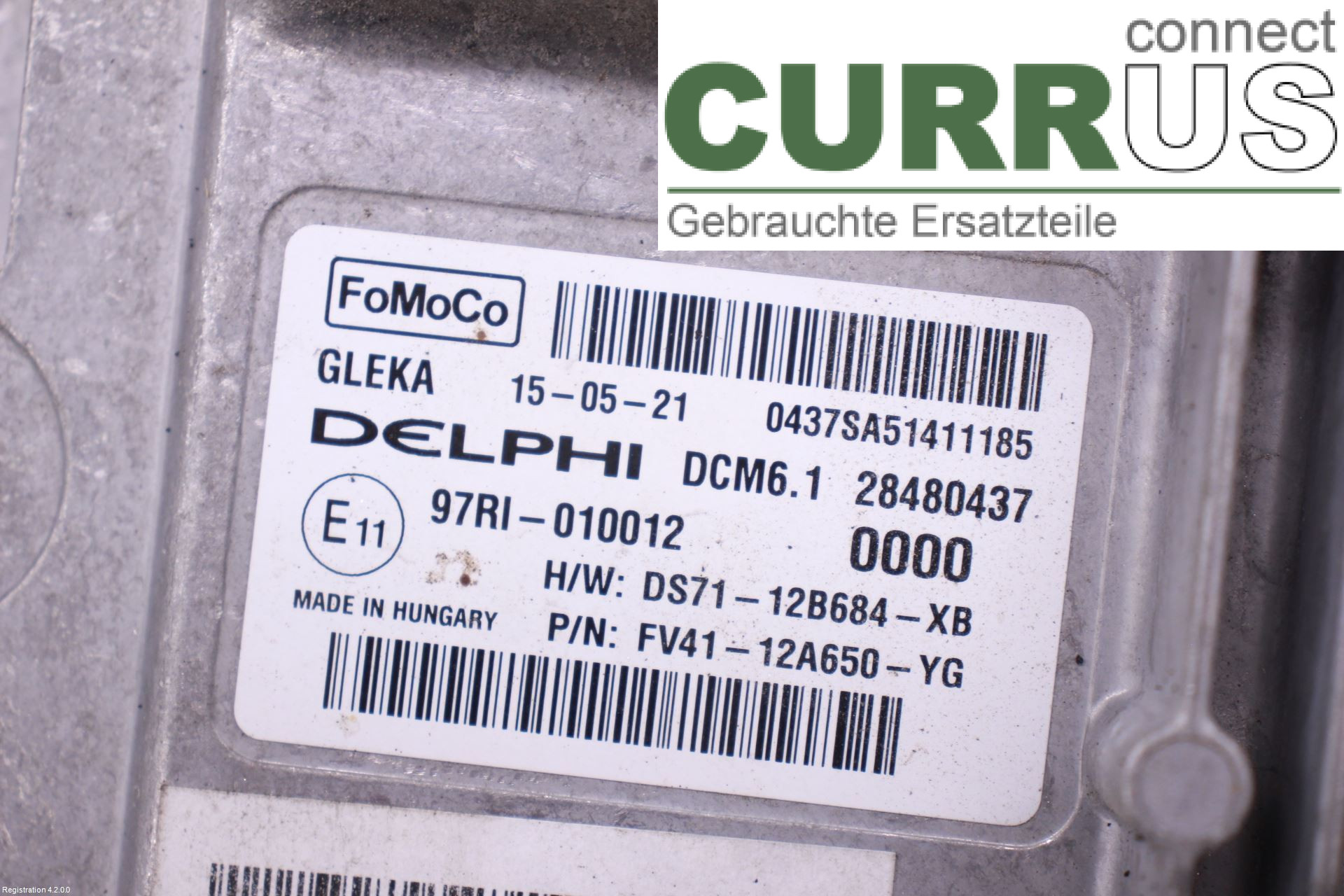 FORD KUGA  13-16 Sterownik silnika diesla (ECU) 2037011 T7MA