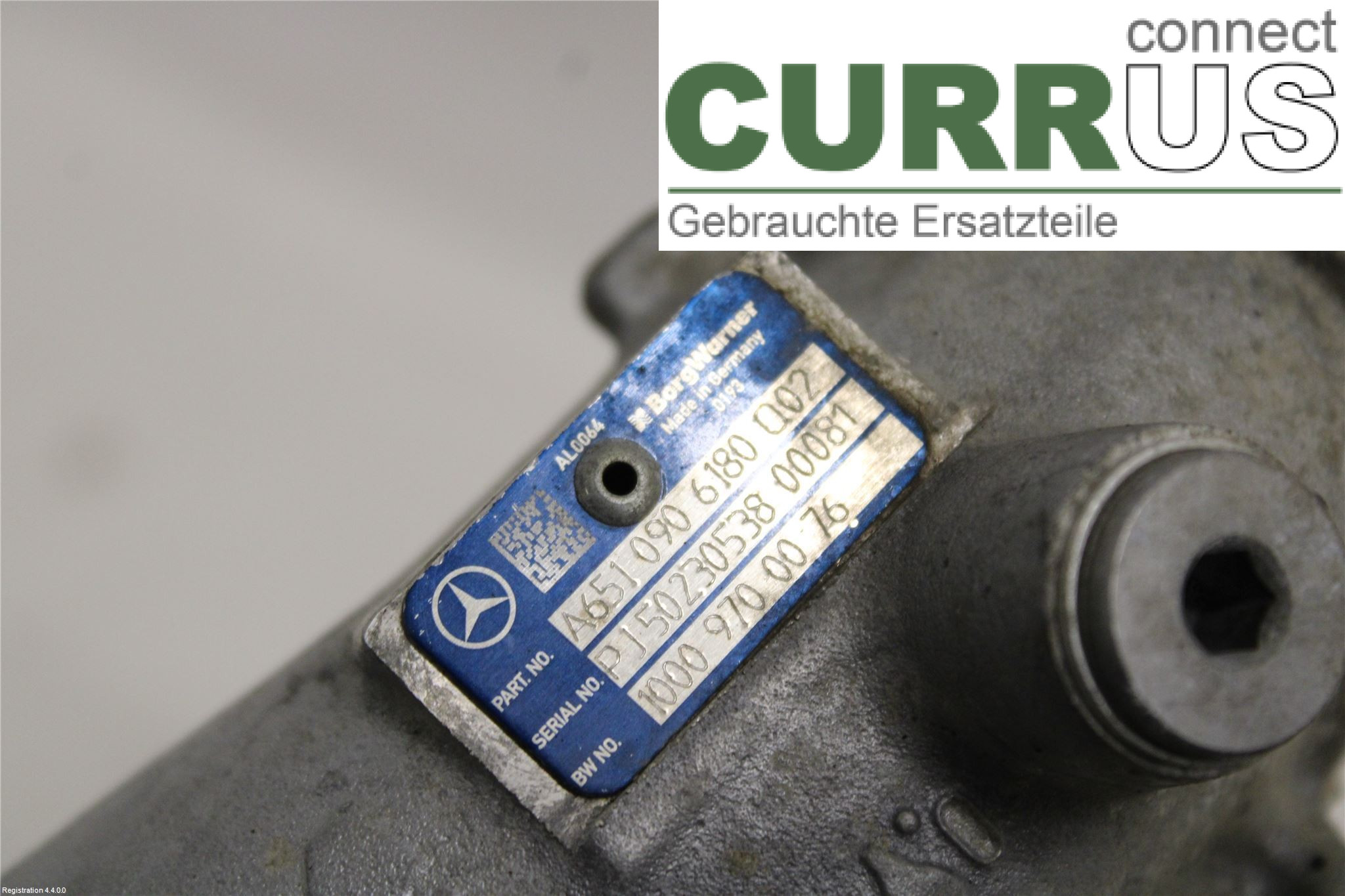 MB E-KLASS (W212) 09-16 Turbocompresseur A6510906180 OM651.924