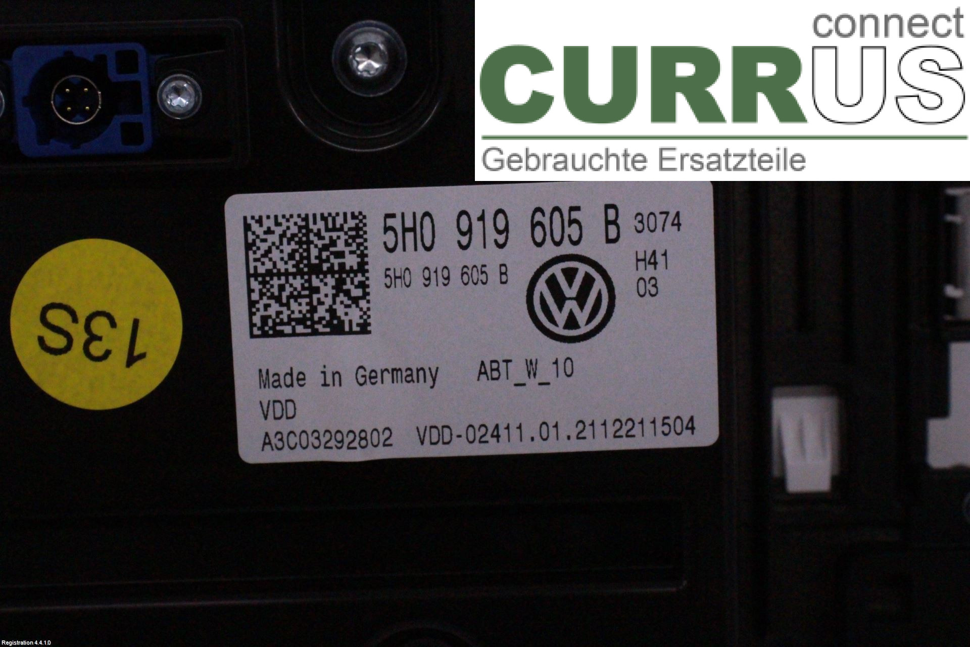 VW GOLF/E-GOLF VIII  20- car-part-types.display 5H0919605B DPBA