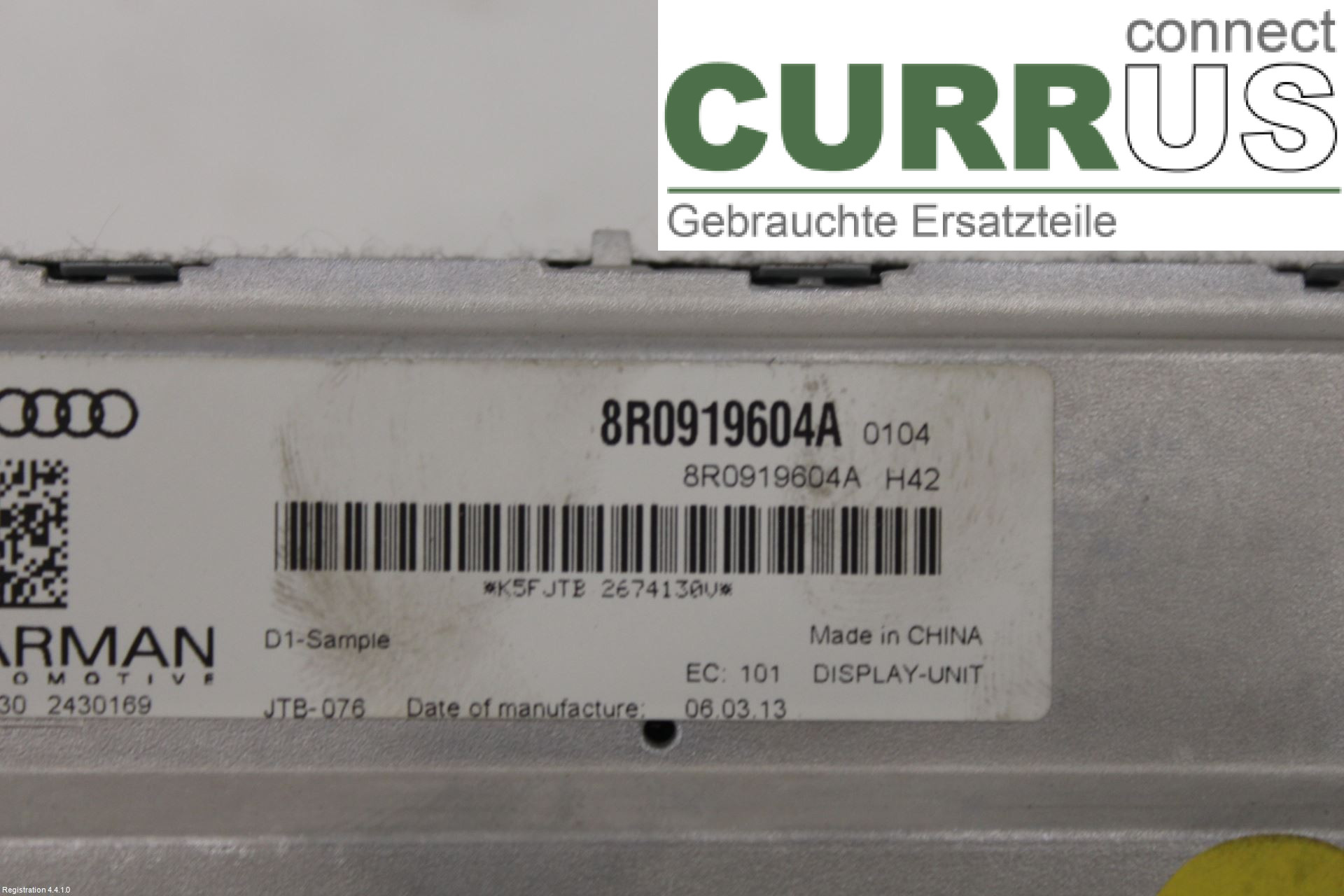 AUDI A5  07-16 car-part-types.display 8R0919604A CJEB
