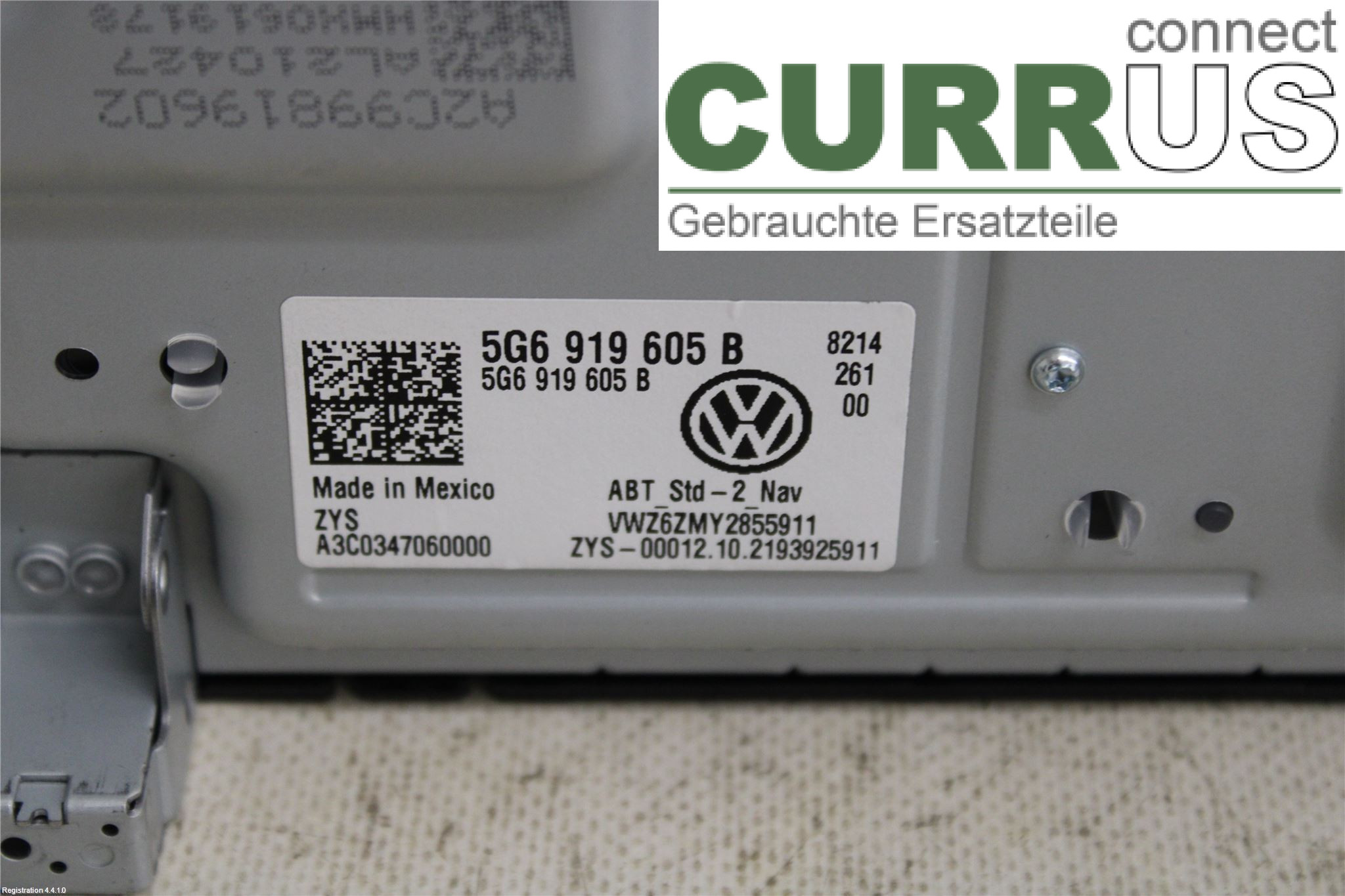 VW TIGUAN 16-24 Radio CD / Multimedia panel 5NN919605B DTUA