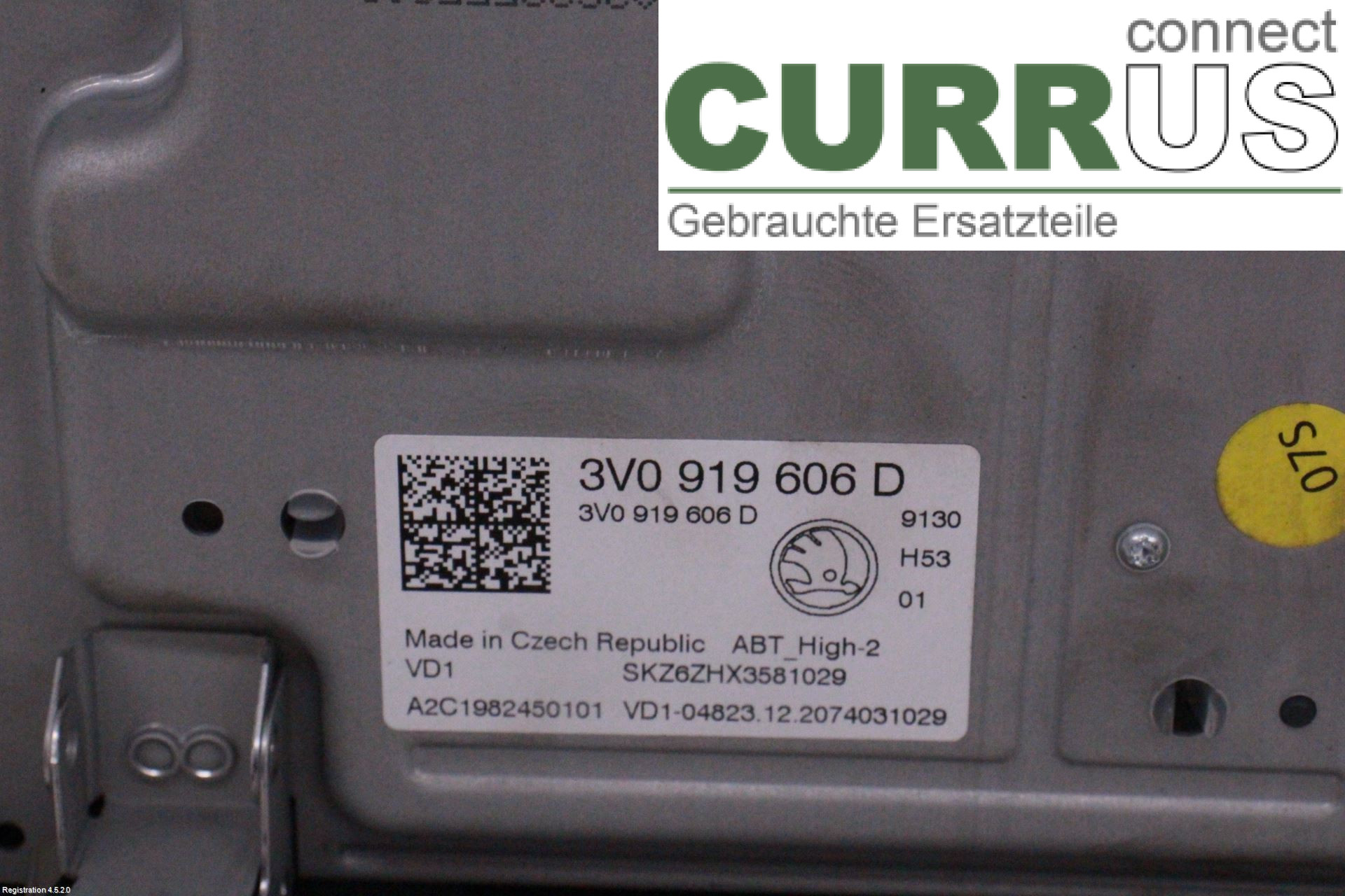 SKODA SUPERB 16-24 car-part-types.display 3V0919606DBYY DGEB
