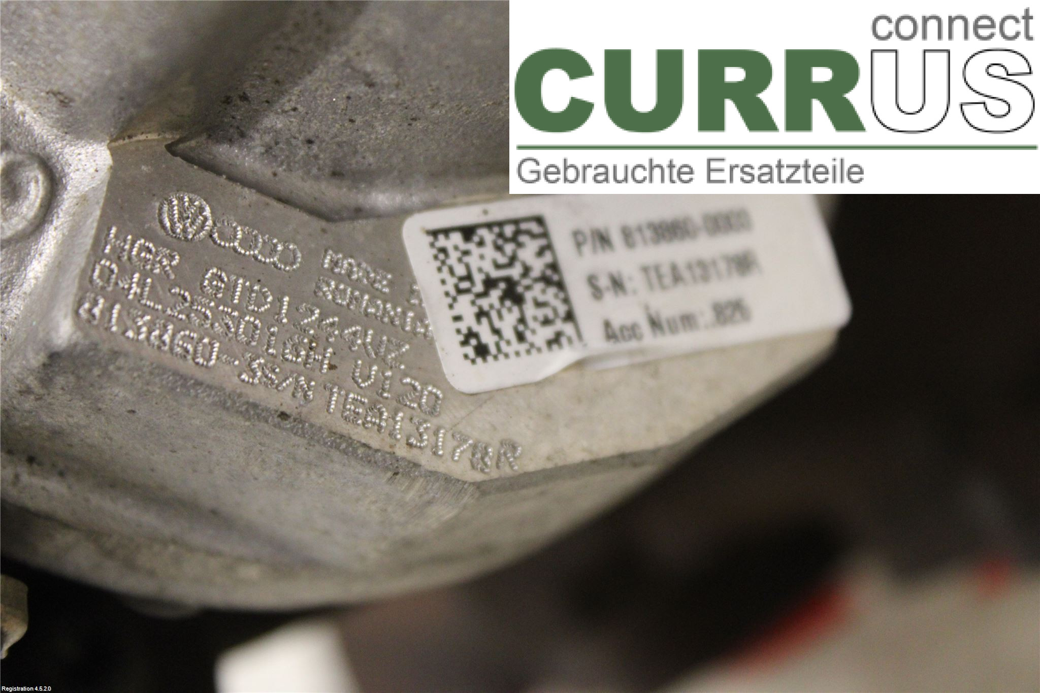 VW GOLF / E-GOLF VII   13-20 Turbo charger 04L253020S CXXB