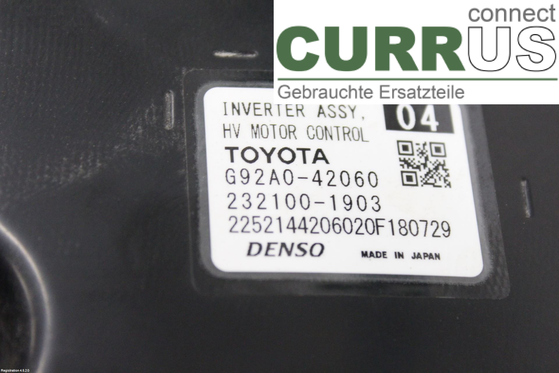 TOYOTA RAV4  19- Converter / inverter - electric G92A042070 A25A-FXS
