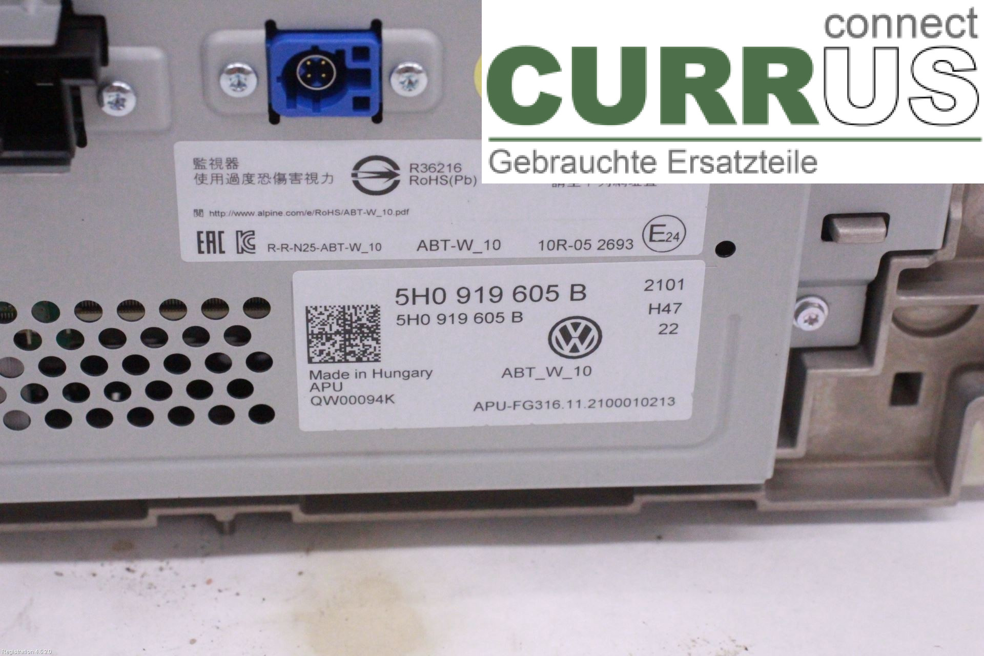 VW GOLF/E-GOLF VIII  20- car-part-types.display 5H0919605B DFYA