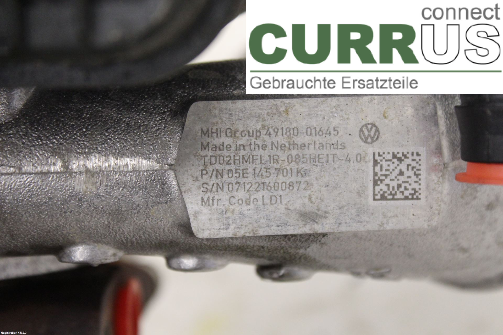 VW GOLF/E-GOLF VIII  20- Turbosprężarka 05E145701K DFYA