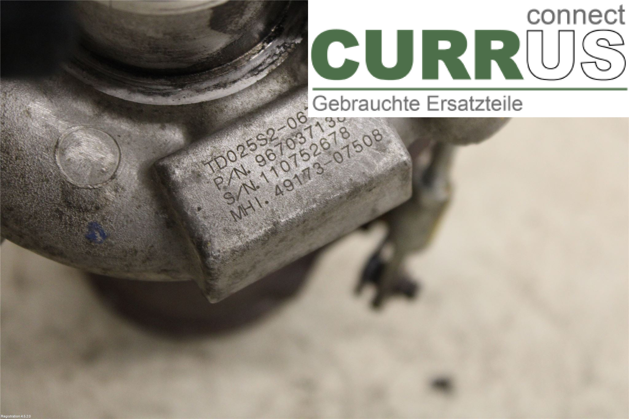 CITROEN BERLINGO  08-18 Turbo charger 0375Q2 9HT