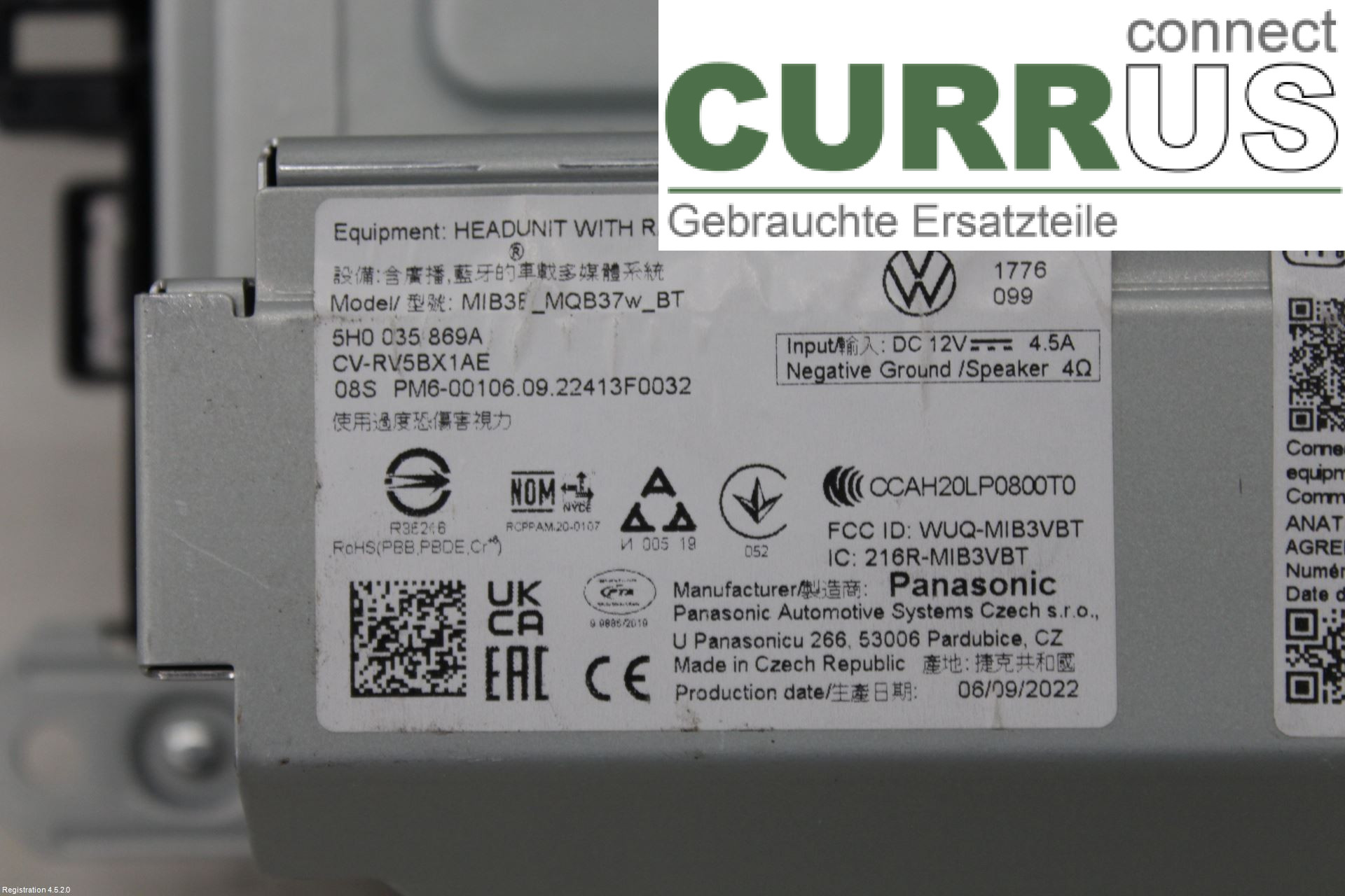 VW CADDY  21- car-part-types.display 5H0035869A DTRC