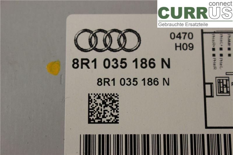 AUDI A4  12-15 Radio CD / Multimedia panel 8R1035186N CGLC