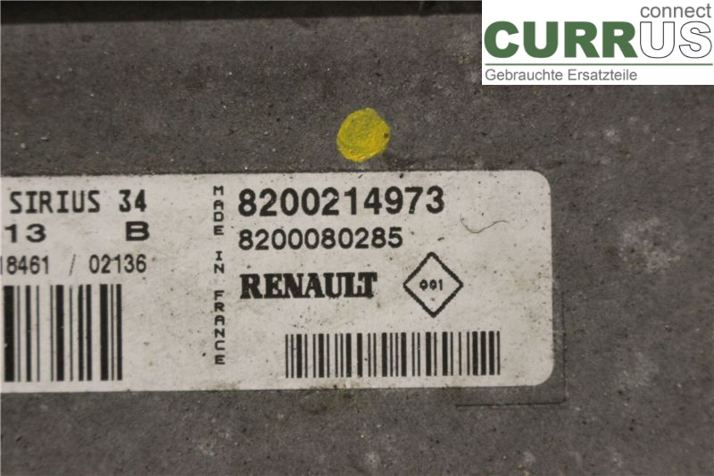 RENAULT CLIO II 01-08 Engine Control Unit (ECU) 8200214973 K4M-744