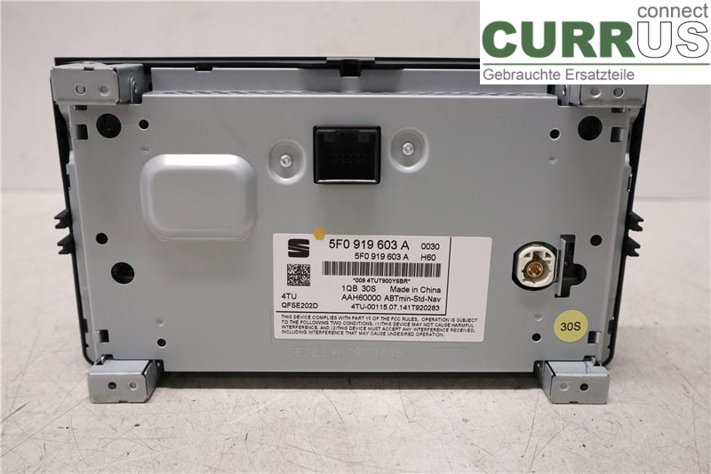 SEAT LEON   13-20 Radio CD / Multimedia panel 5F0919603A CRLB