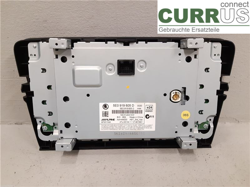SKODA OCTAVIA  13-20 Radio CD / Multimedia panel 5E0919605D CKFC