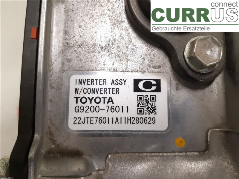 LEXUS CT 200h Converter / inverter - electric G9200-79015 -
