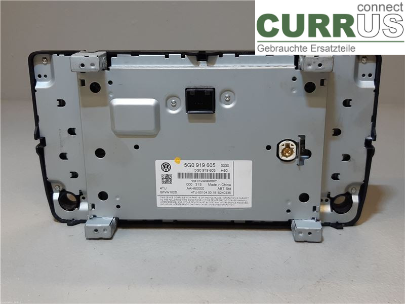 VW GOLF SPORTSVAN 15-20 Radio CD / Multimedia panel 5G0919605 CYVB