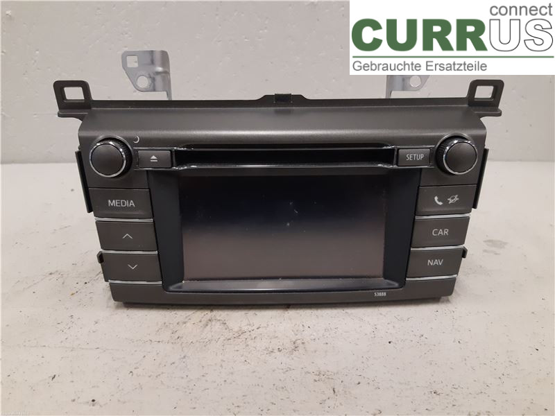 TOYOTA RAV4 13-18 Radio CD / panel multimedialny 86140-42040 3ZR-FAE