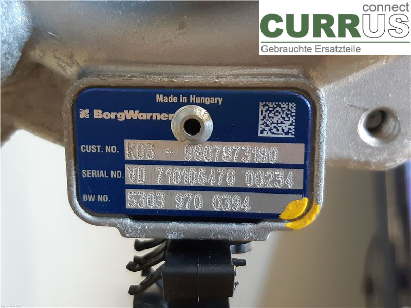 PEUGEOT EXPERT  17- Turbolader 9807873180 AHK