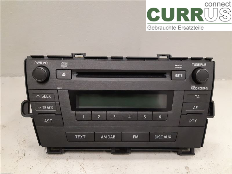 TOYOTA PRIUS ZVW30  09- Radio CD / Multimedia panel 86120-47330 2ZR-FXE
