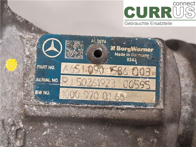 MB C-KLASS (W205)  14- Turbo charger A6510901586 OM651.921