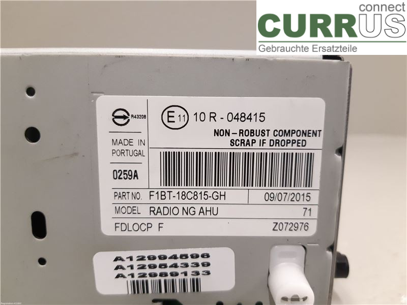 FORD TRAN./TOUR CUSTOM 13-24 Radio CD / Multimedia panel 2267973 CYFF