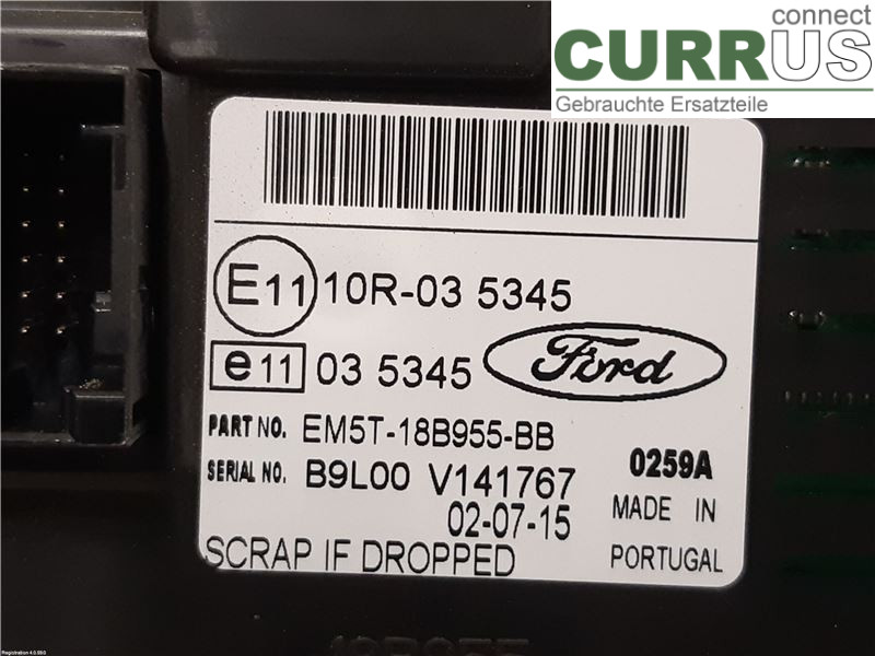 FORD TRAN./TOUR CUSTOM 13-24 Radio CD / Multimedia panel 2014481 CYFF
